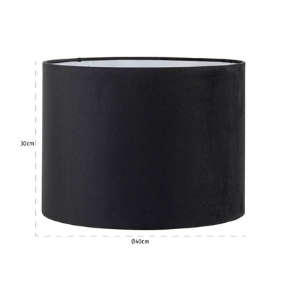 Richmond Interiors Lampenschirm Jaylinn black 40Ø Lampenschirm Richmond Interiors