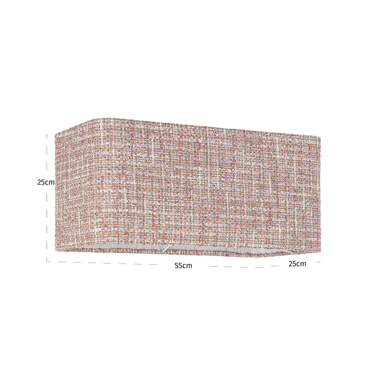 Richmond Interiors Lampenschirm Live trendy rose rectangle large Lampenschirm Richmond Interiors