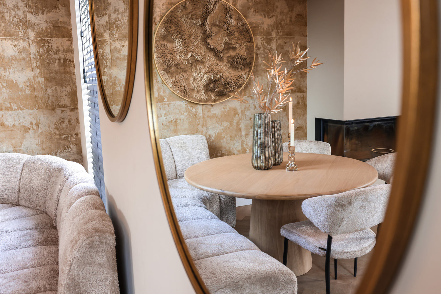 Richmond Interiors Wandkunst Bloom gold Wandkunst Richmond Interiors