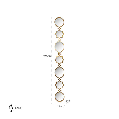 Richmond Interiors Spiegel Babice gold Spiegel Richmond Interiors