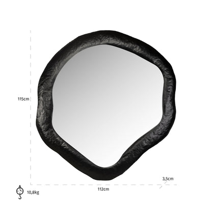 Richmond Interiors Spiegel Babet black Spiegel Richmond Interiors