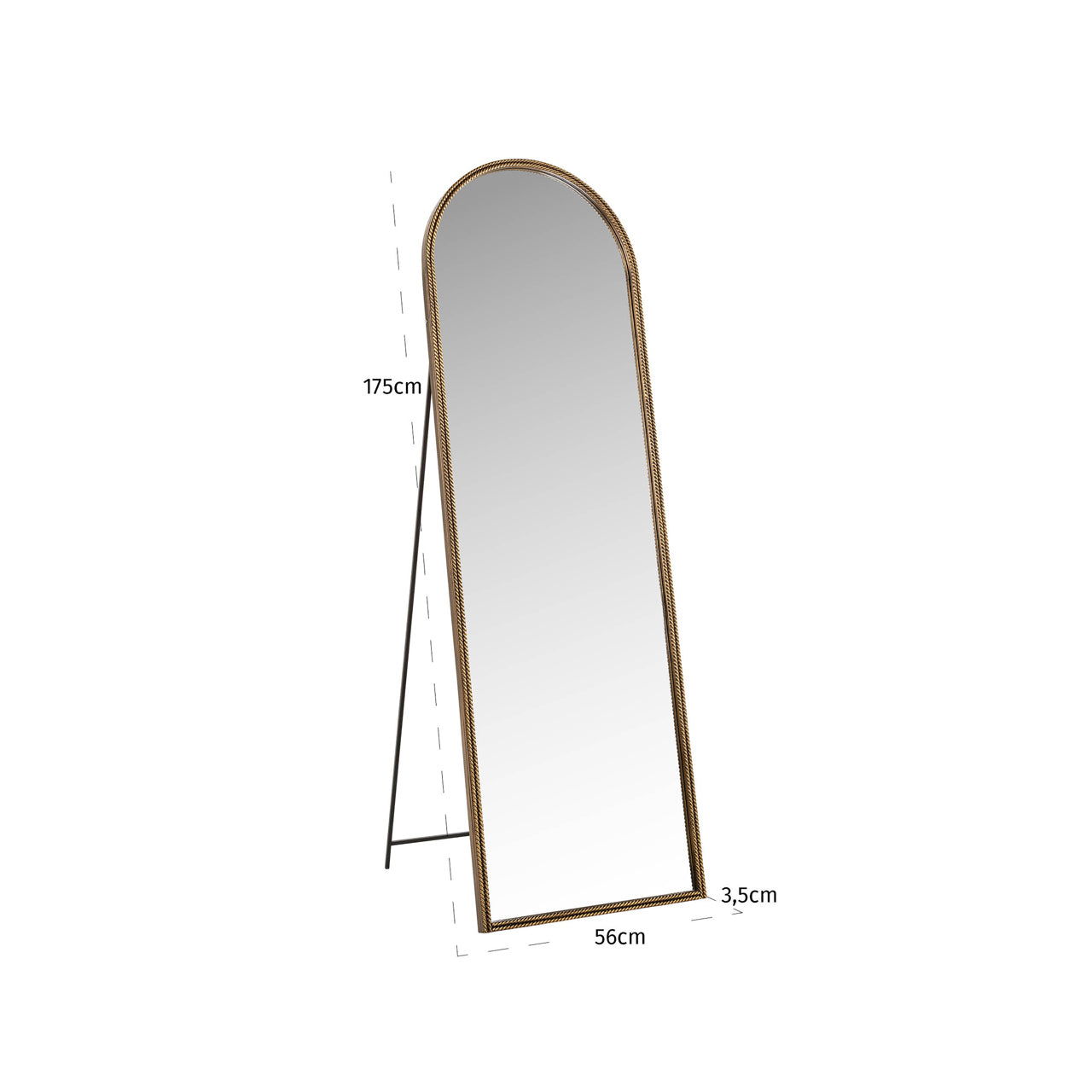 Richmond Interiors Spiegel Laurine gold Spiegel Richmond Interiors