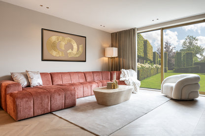 Richmond Interiors Couchtisch Fictus beige 125 Couchtisch Richmond Interiors