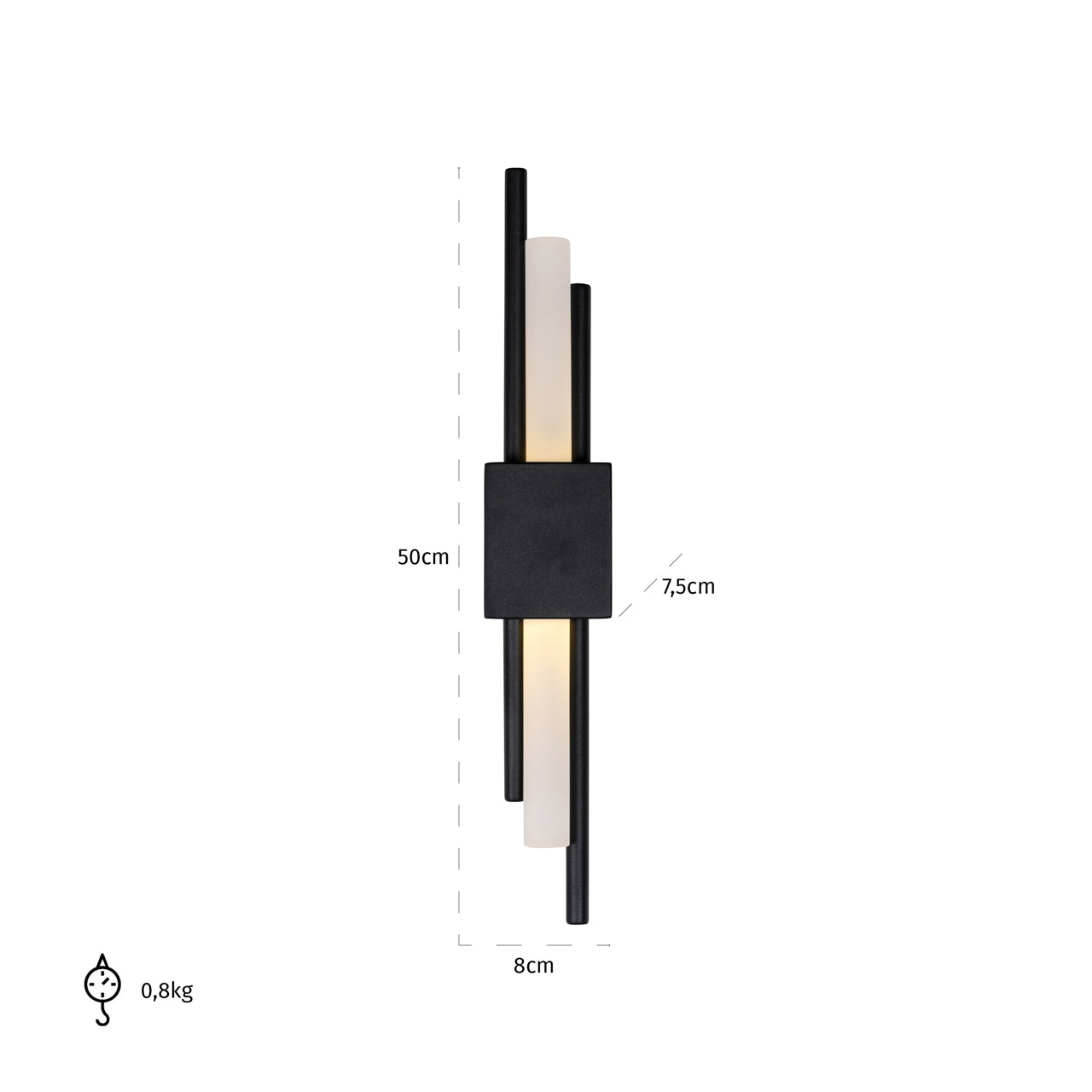 Richmond Interiors Wandlampe Mylas black Wandlampe Richmond Interiors