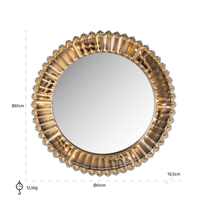 Richmond Interiors Wandlampe Becky gold Wandlampe Richmond Interiors