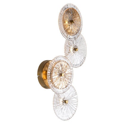 Richmond Interiors Wandlampe Linzi brushed gold Wandlampe Richmond Interiors