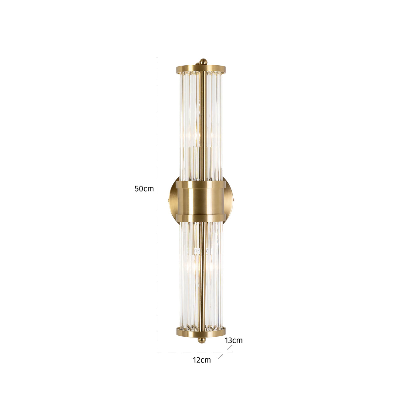 Richmond Interiors Wandlampe Lyan brushed gold Wandlampe Richmond Interiors