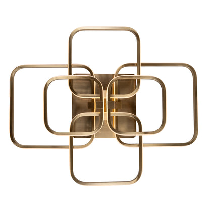 Richmond Interiors Deckenleuchte Cailey brushed gold Deckenleuchte Richmond Interiors