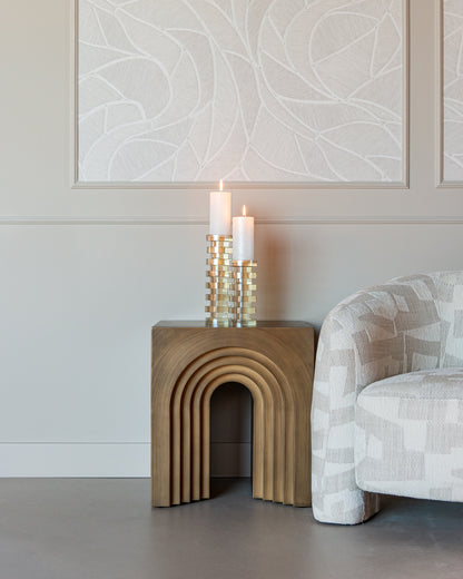 Richmond Interiors Beistelltisch Vevey brushed gold Beistelltisch Richmond Interiors