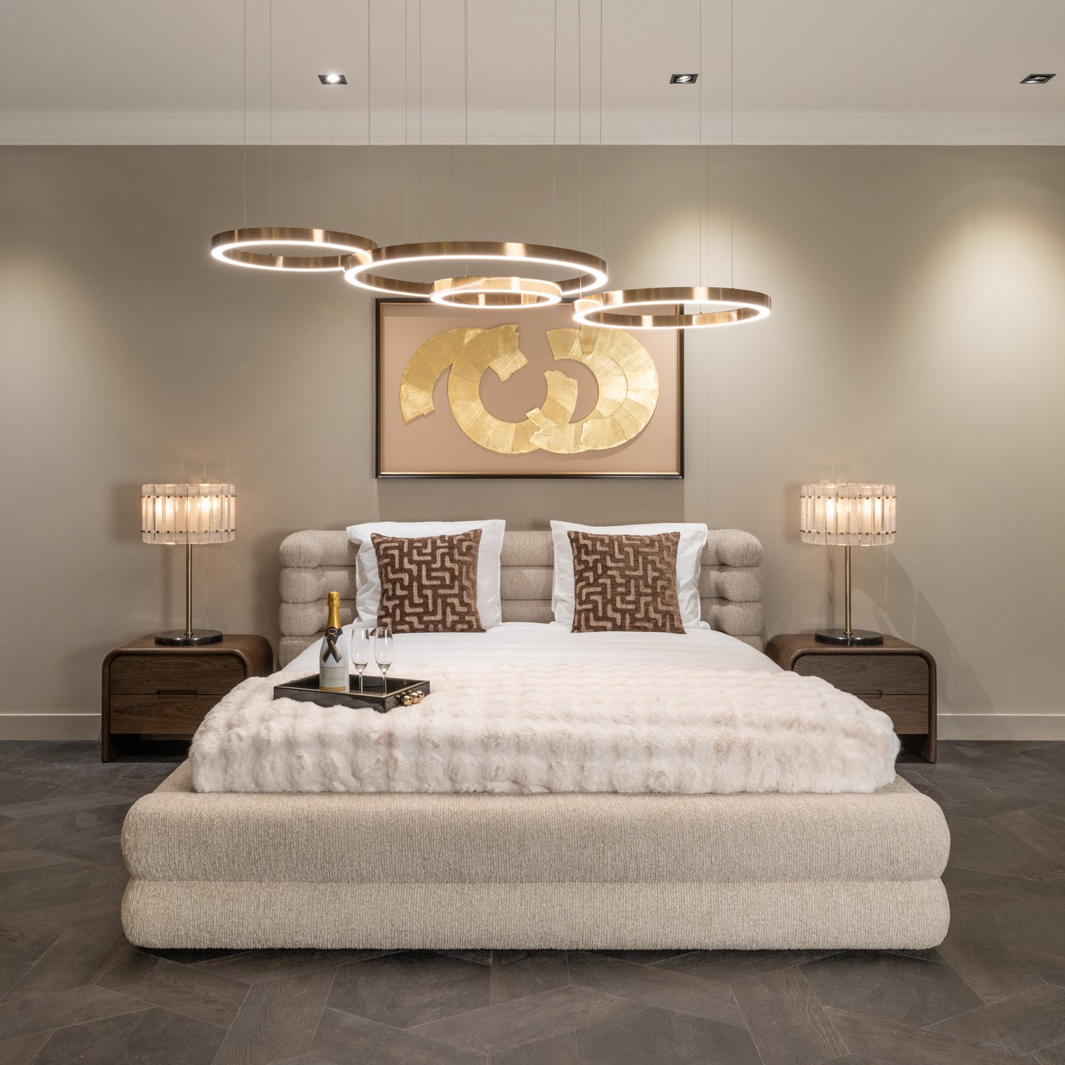 Richmond Interiors Bett Obidis natural linear 180x210 (mattress size (excl.)) with storage Bett Richmond Interiors
