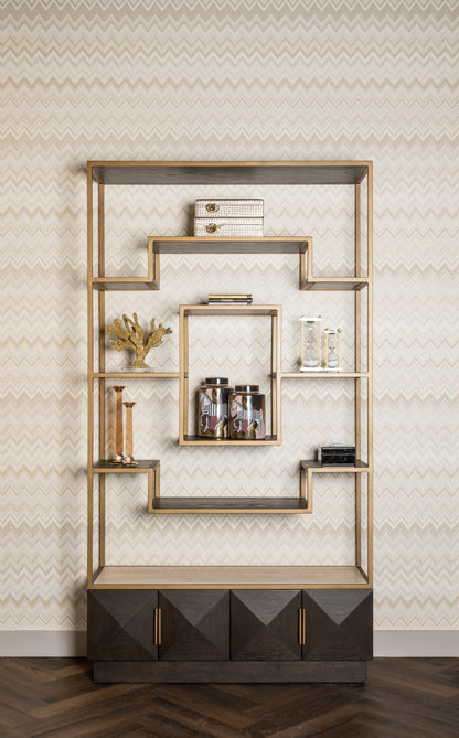 Richmond Interiors Vitrine Claremont brown Vitrine Richmond Interiors