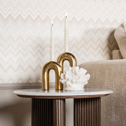 Richmond Interiors Beistelltisch Mayfield brown 55Ø Beistelltisch Richmond Interiors