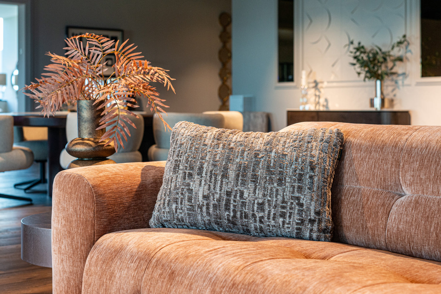 Richmond Interiors Kissen Olin greige 40x60 Kissen Richmond Interiors