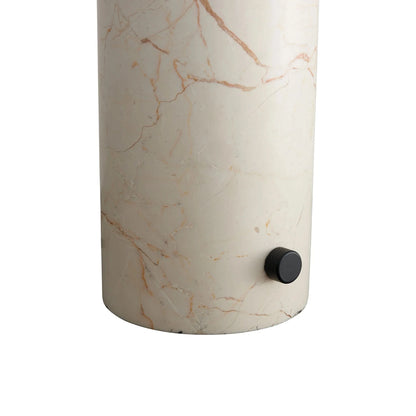 The Grand Collection ROSE Tischleuchte – Weißer Marmor Tischlampe The Grand Collection