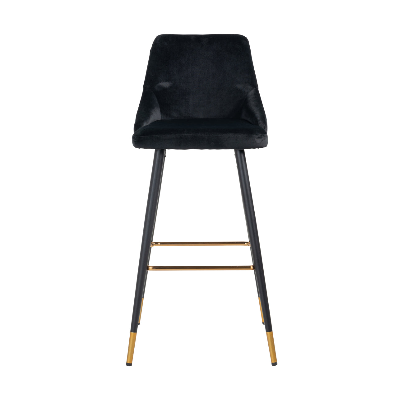 Richmond Interiors Barhocker Imani black velvet (Set of 2) Barhocker Richmond Interiors