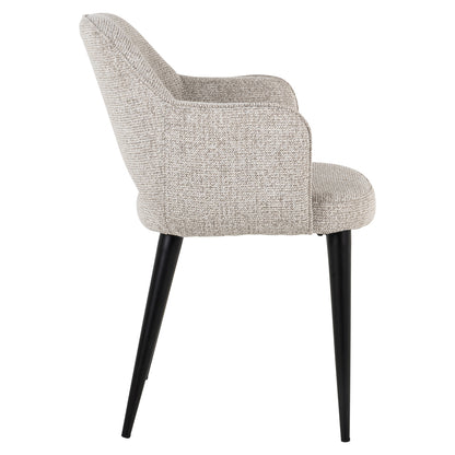 Richmond Interiors dining chair Giovanna natural fancy fire retardant