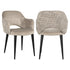 Richmond Interiors Esszimmerstuhl Giovanna trendy nature / khaki velvet fire retardant Esszimmerstuhl Richmond Interiors