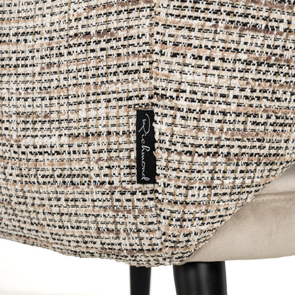 Richmond Interiors Esszimmerstuhl Giovanna trendy nature / khaki velvet fire retardant Esszimmerstuhl Richmond Interiors