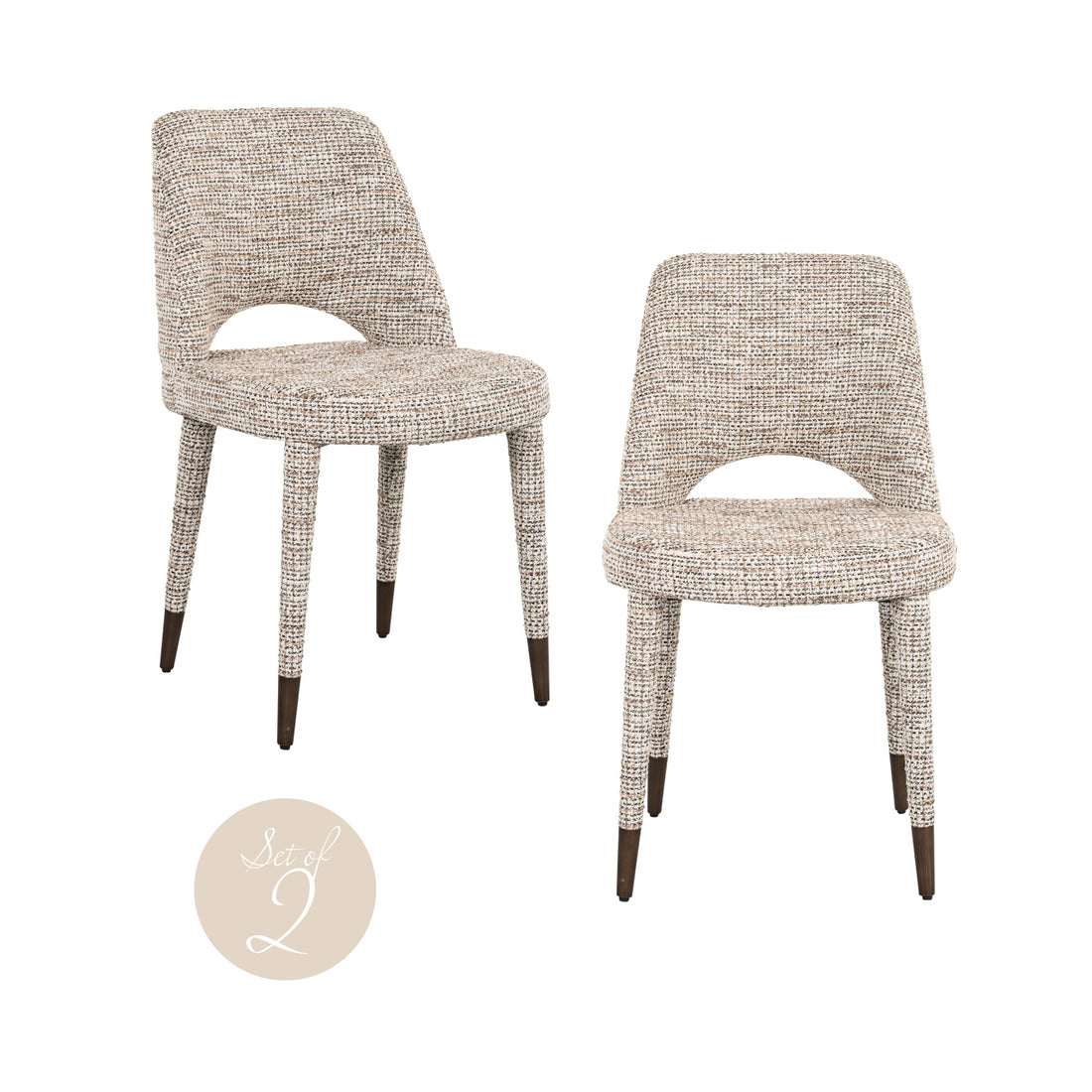 Richmond Interiors Esszimmerstuhl Cecilia trendy nature (Set of 2) Esszimmerstuhl Richmond Interiors