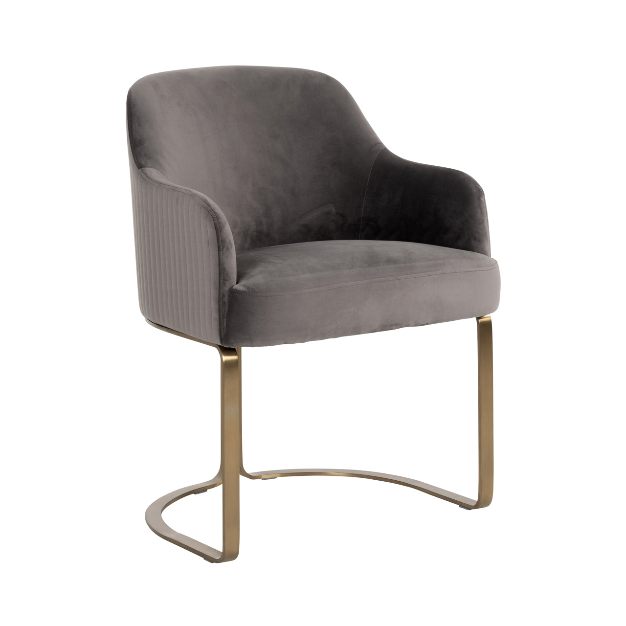 Richmond Interiors Esszimmerstuhl Hadley stone velvet Esszimmerstuhl Richmond Interiors