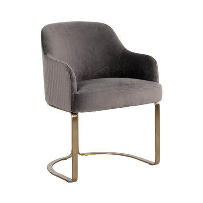 Richmond Interiors Esszimmerstuhl Hadley stone velvet Esszimmerstuhl Richmond Interiors