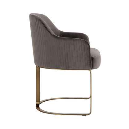 Richmond Interiors Esszimmerstuhl Hadley stone velvet Esszimmerstuhl Richmond Interiors