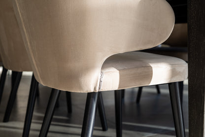 Richmond Interiors Barhocker Indigo khaki velvet Barhocker Richmond Interiors