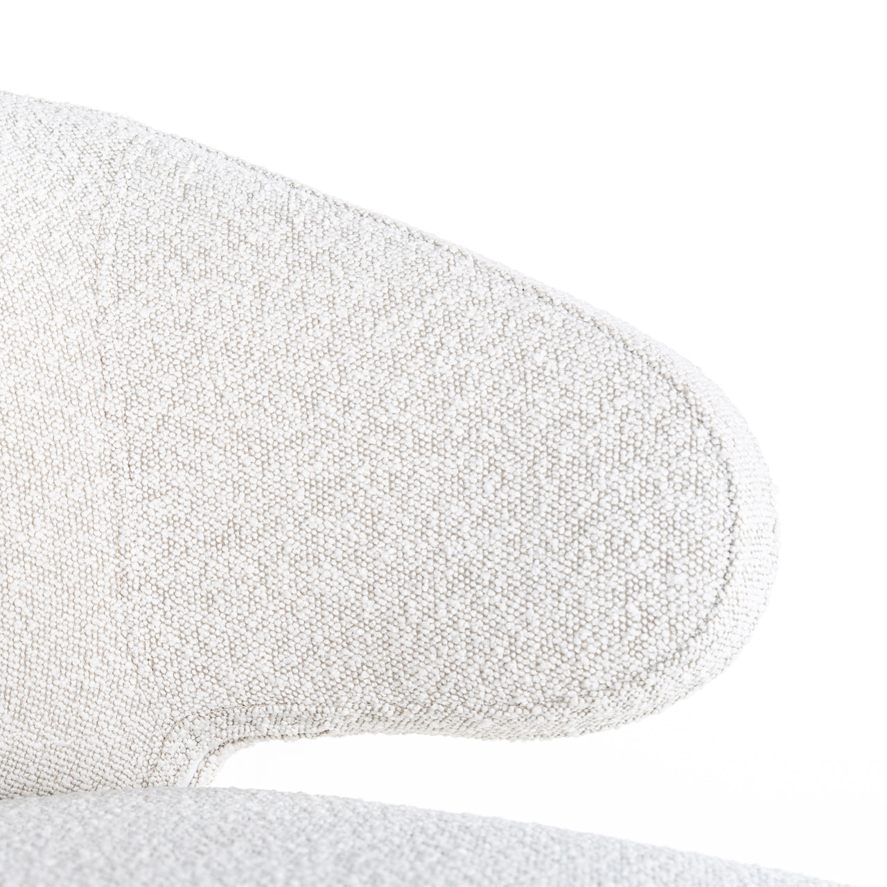 Richmond Interiors - Indigo witte bouclé barkruk