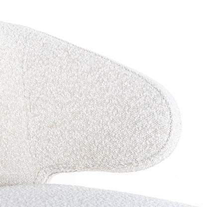 Richmond Interiors - Indigo witte bouclé barkruk
