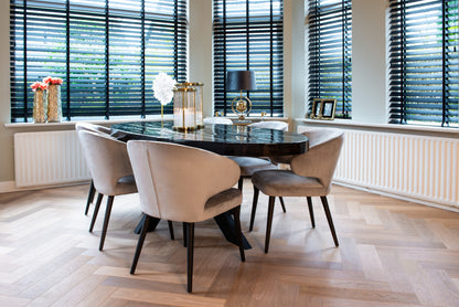 Richmond Interiors Esszimmerstuhl Indigo khaki velvet Esszimmerstuhl Richmond Interiors