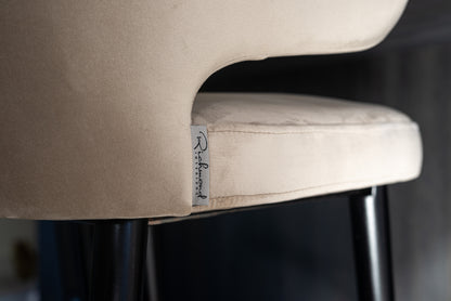 Richmond Interiors Esszimmerstuhl Indigo khaki velvet Esszimmerstuhl Richmond Interiors