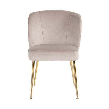 Richmond Interiors Esszimmerstuhl Cannon khaki velvet Esszimmerstuhl Richmond Interiors
