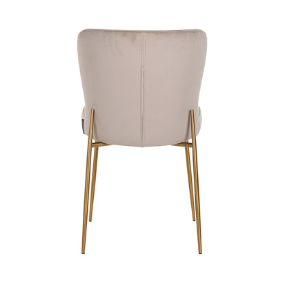 Richmond Interiors Esszimmerstuhl Odessa khaki velvet fire retardant (Set of 2) Esszimmerstuhl Richmond Interiors
