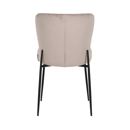 Richmond Interiors Esszimmerstuhl Darby khaki velvet fire retardant (Set of 2) Esszimmerstuhl Richmond Interiors
