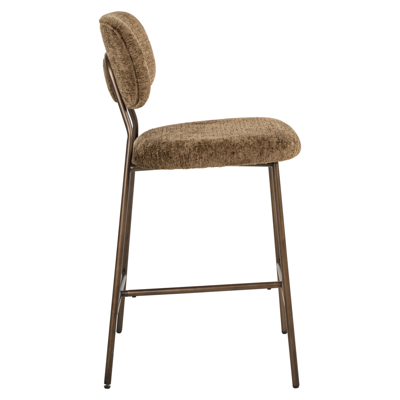 Richmond Interiors Thekenstuhl Xenia brandy fusion fire retardant (Set of 2) Thekenstuhl Richmond Interiors