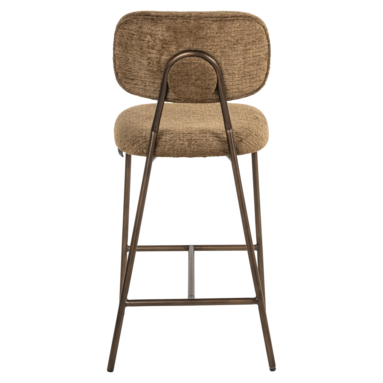 Richmond Interiors Thekenstuhl Xenia brandy fusion fire retardant (Set of 2) Thekenstuhl Richmond Interiors