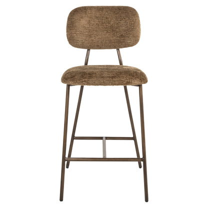 Richmond Interiors Thekenstuhl Xenia brandy fusion fire retardant (Set of 2) Thekenstuhl Richmond Interiors