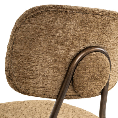 Richmond Interiors Thekenstuhl Xenia brandy fusion fire retardant (Set of 2) Thekenstuhl Richmond Interiors