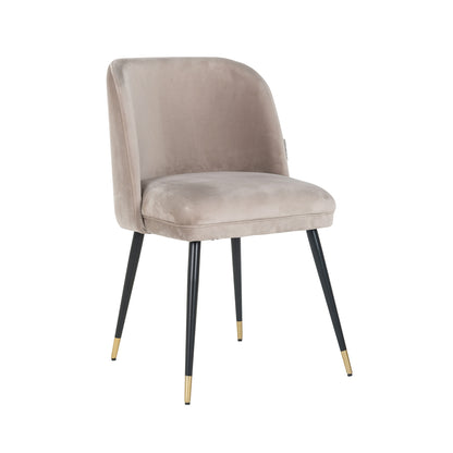 Richmond Interiors Esszimmerstuhl Alicia khaki velvet fire retardant Esszimmerstuhl Richmond Interiors