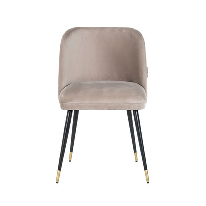 Richmond Interiors Esszimmerstuhl Alicia khaki velvet fire retardant Esszimmerstuhl Richmond Interiors