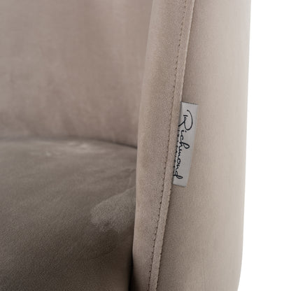 Richmond Interiors Esszimmerstuhl Alicia khaki velvet fire retardant Esszimmerstuhl Richmond Interiors