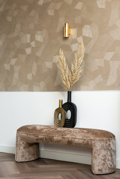 Richmond Interiors Vase Emar brushed gold small