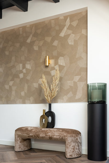Richmond Interiors Vase Emar brushed gold small