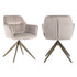 Richmond Interiors Esszimmerstuhl Aline khaki velvet swivel fire retardant Esszimmerstuhl Richmond Interiors