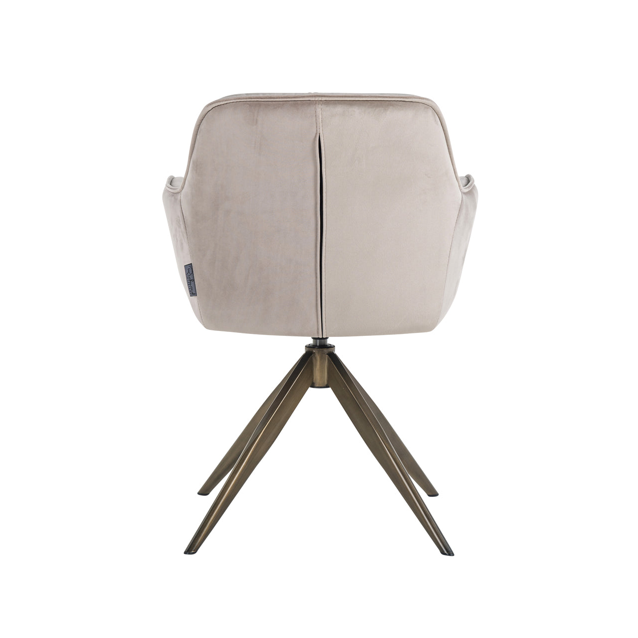 Richmond Interiors Esszimmerstuhl Aline khaki velvet swivel fire retardant Esszimmerstuhl Richmond Interiors