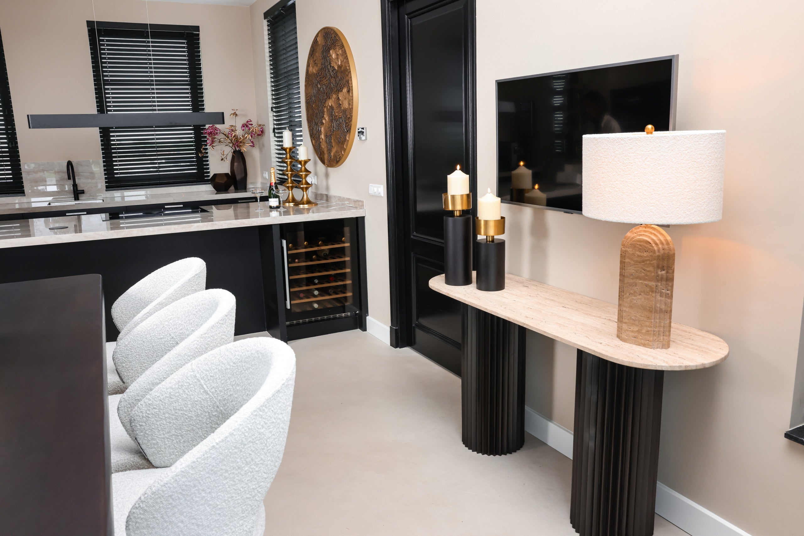 Richmond Interiors Konsole Hampton dark brown Konsole Richmond Interiors