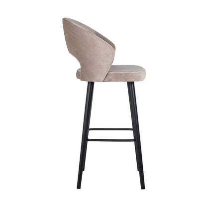 Richmond Interiors Barhocker Savoy khaki velvet Barhocker Richmond Interiors