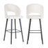 Richmond Interiors - Barhocker Savoy weiß Bouclé Barhocker Richmond Interiors