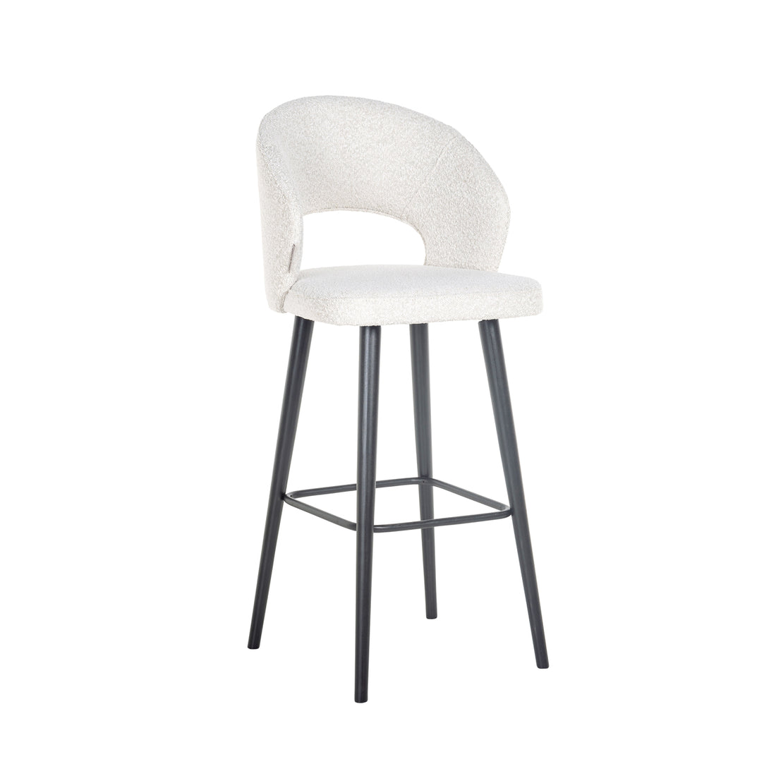 Richmond Interiors Barhocker Savoy white bouclé Barhocker Richmond Interiors