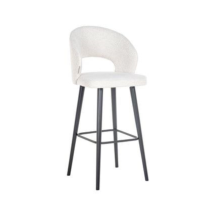 Richmond Interiors Barhocker Savoy white bouclé Barhocker Richmond Interiors